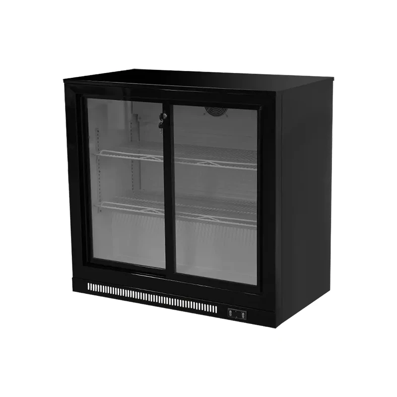 Double Sliding Door Beer Fridge high quality